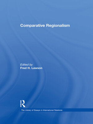 cover image of Comparative Regionalism
